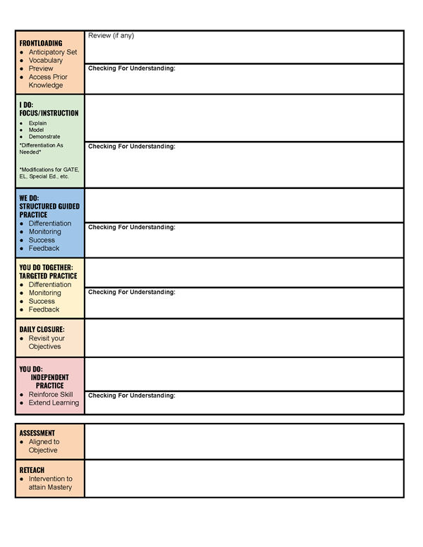Explicit Direct Instruction